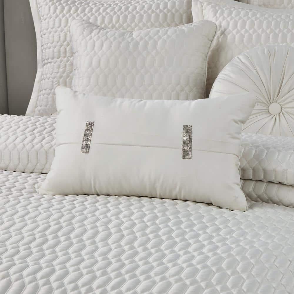 Blanchard Brilliance Quilted Boudoir Decorative Throw Pillow