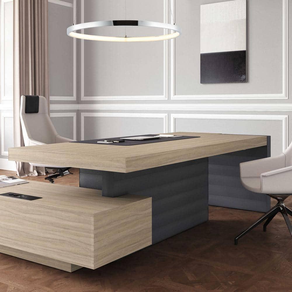 Bradley 15.75 in. 1-Light Integrated LED Chrome Modern Contemporary Metal Round Pendant