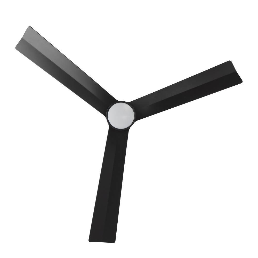 52" Smart Home Compatible 3 Blade Smart Ceiling Fan with Remote