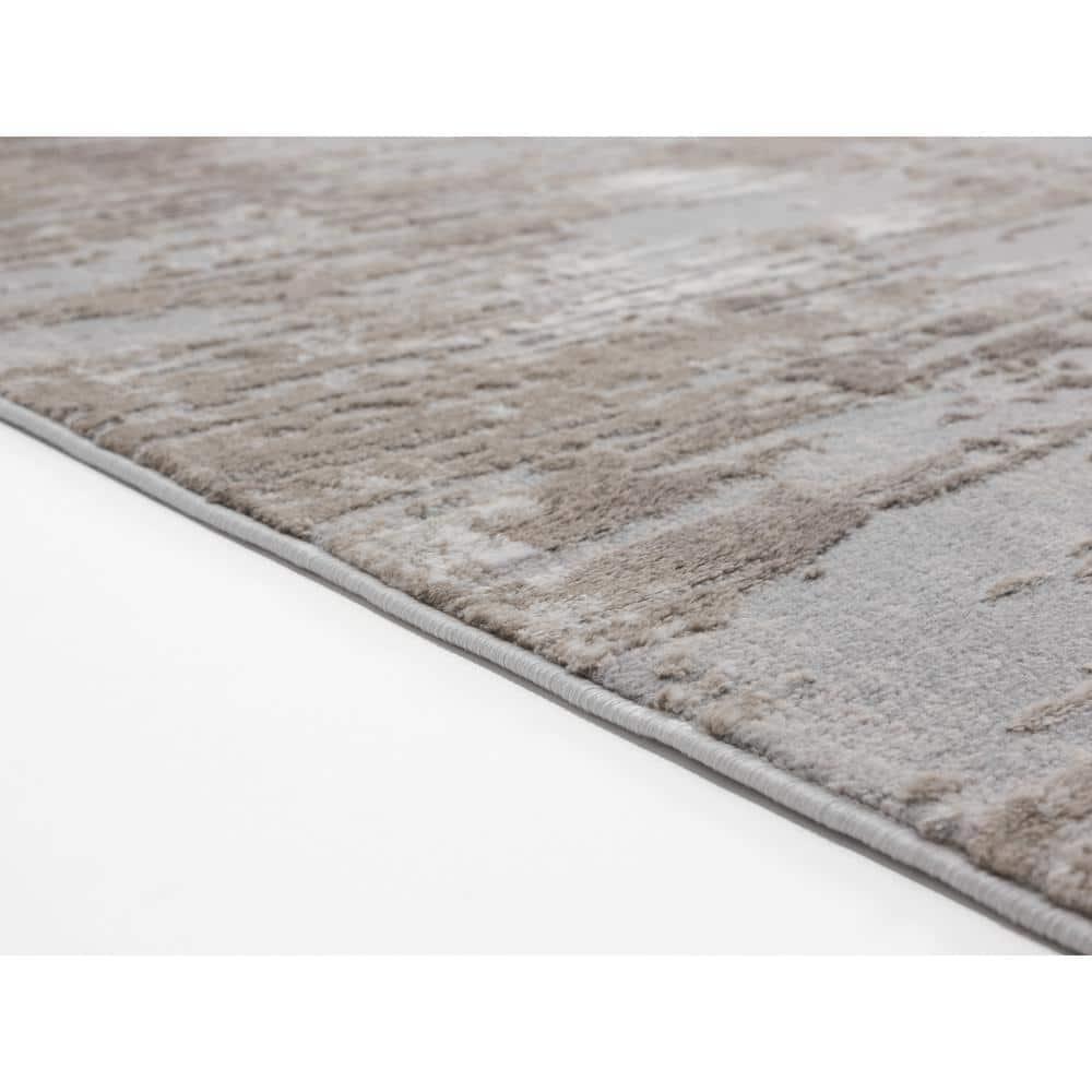 United Weavers Cascades Area Rug 2601 10991 Salish Wheat Gradients Lines 5' 3" x 7' 2" Rectangle