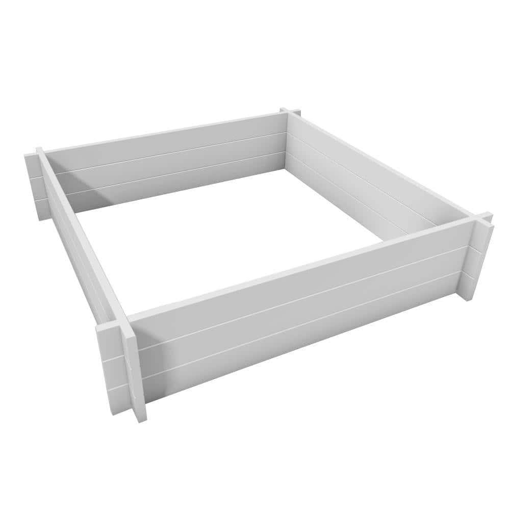 Vita Classic White Vinyl Raised Garden