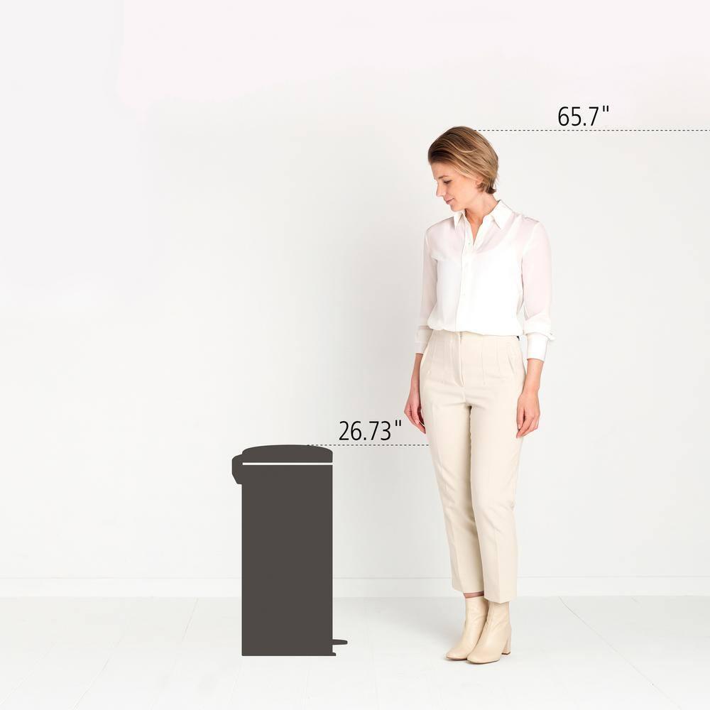 Brabantia NewIcon Step On Trash Can, 8 Gallon (30 Liter)