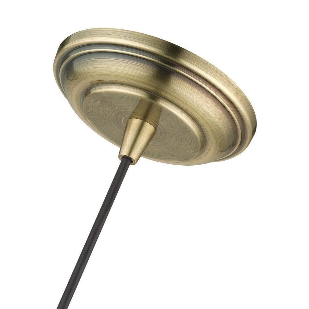 Livex Lighting Moreland 1 - Light Pendant in Antique Brass