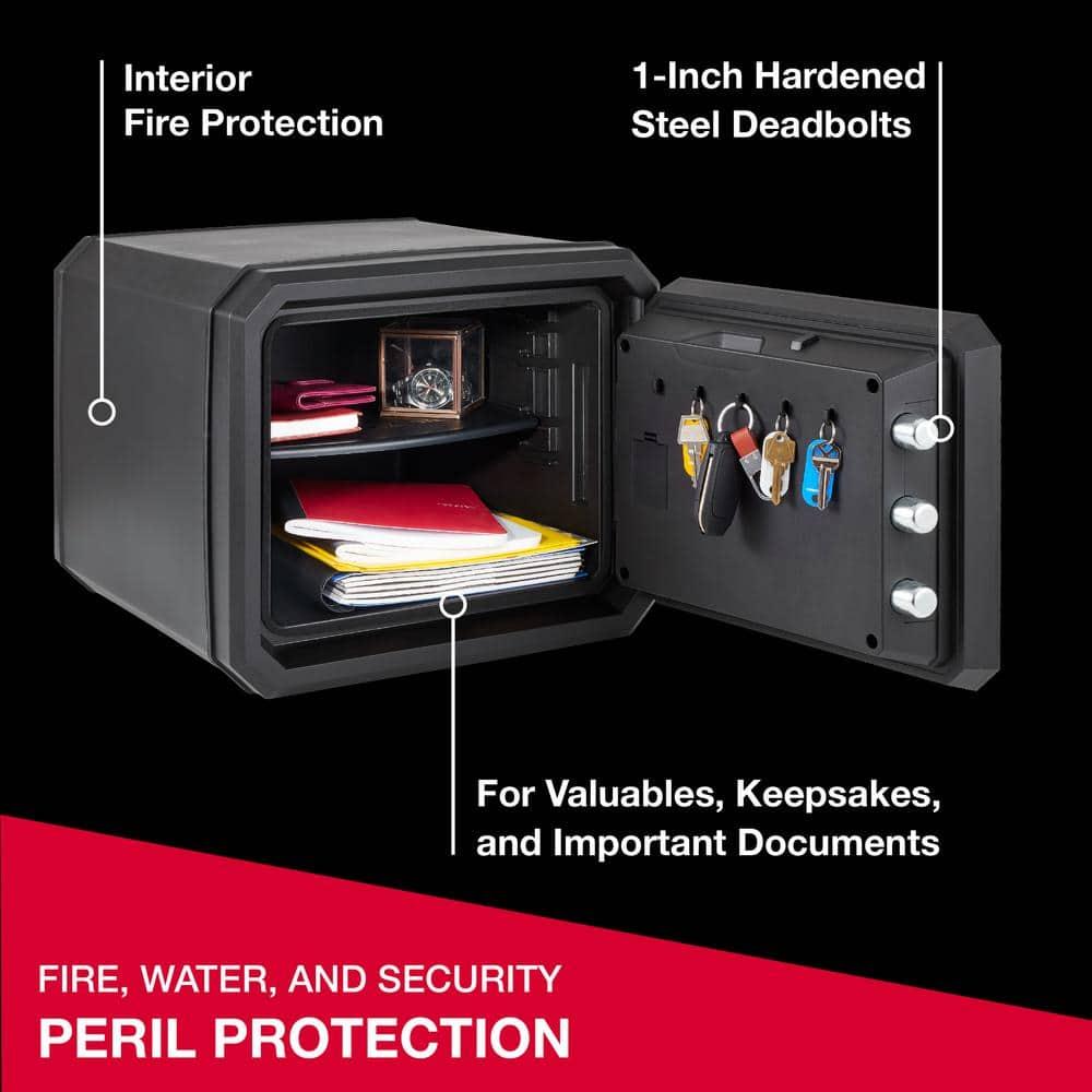 Sentry Safe Home Safe, Fire-Resistant, Water-Resistant with Combination Lock and Override Key