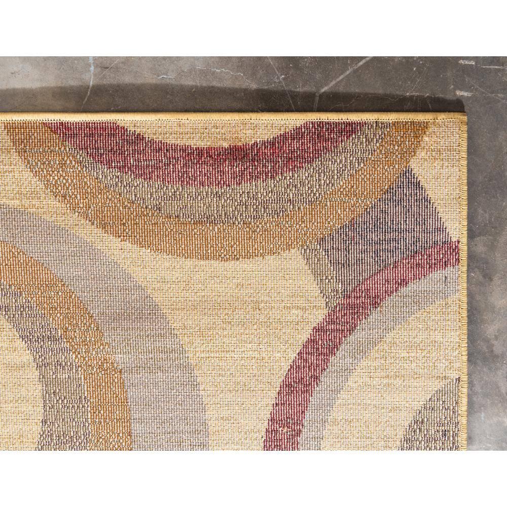 Unique Loom Barista Collection Area Rug - Kona (7' 10" x 10' Rectangle Beige/Black)