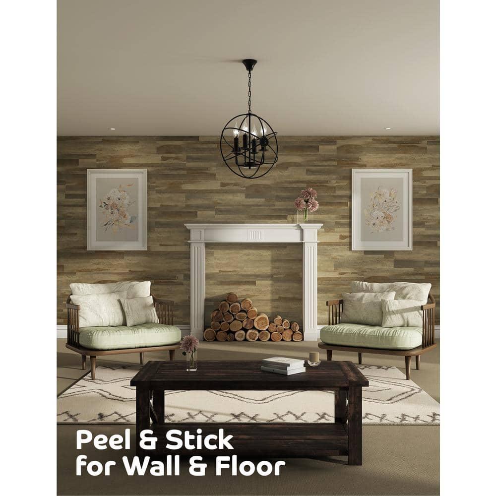Weekend Warrior 1.5mm Thick x 7-in W x 48-in L 3-mil Luxury Vinyl Plank