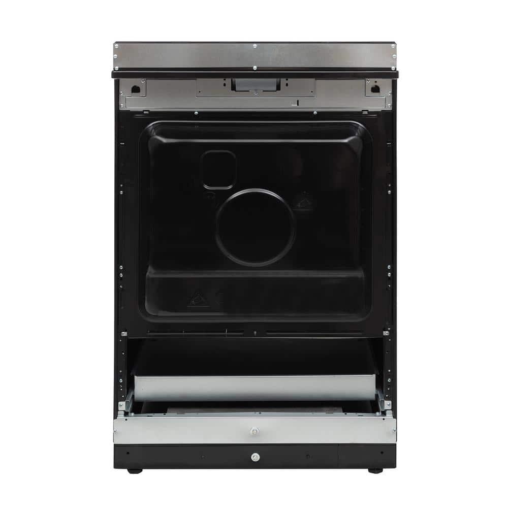 Equator Advanced Appliances Equator 24 Freestanding Electric Cooking Range in Stainless with Convection Oven