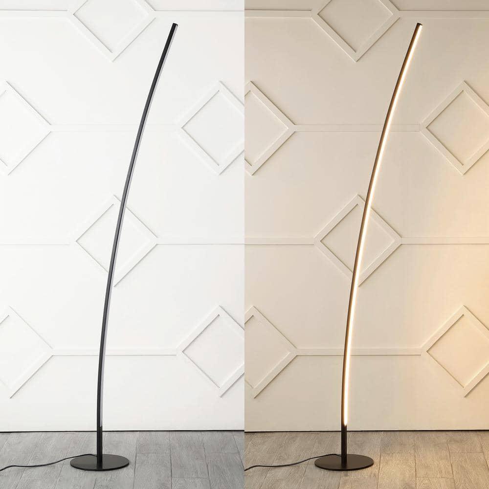 Jonathan Y Malthe 71'' Black LED Novelty Floor Lamp