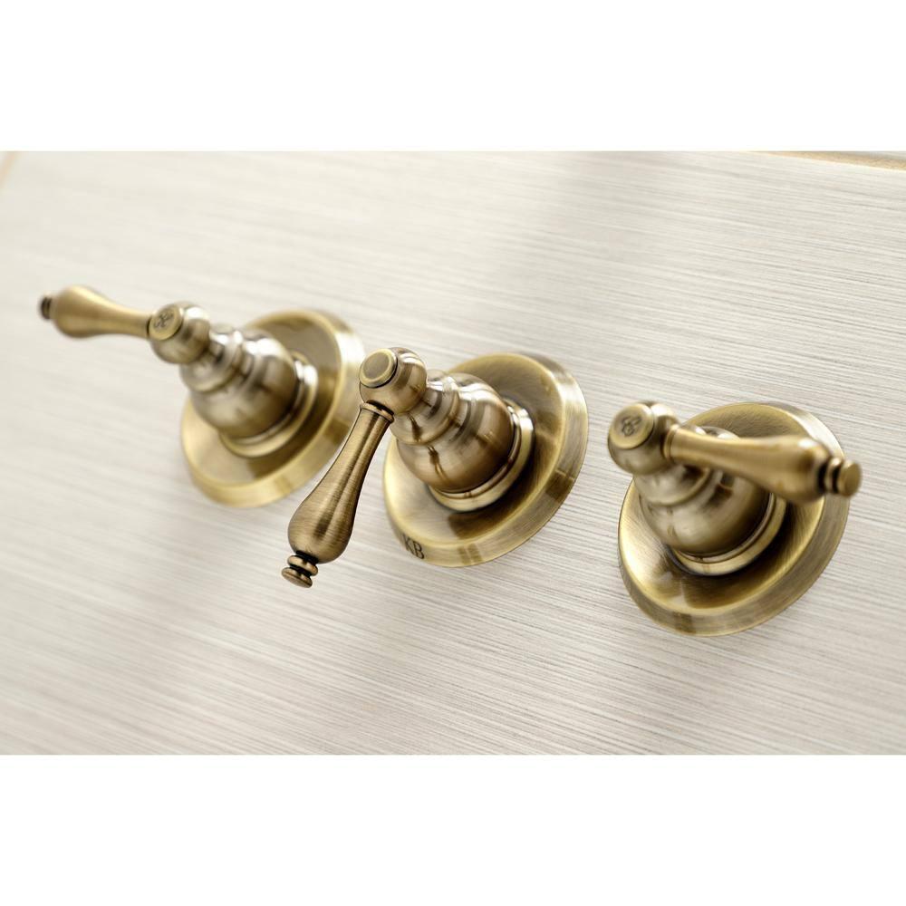 Kingston Brass Kingston Brass Victorian Triple-Handle Tub and Shower Faucet KB235AX