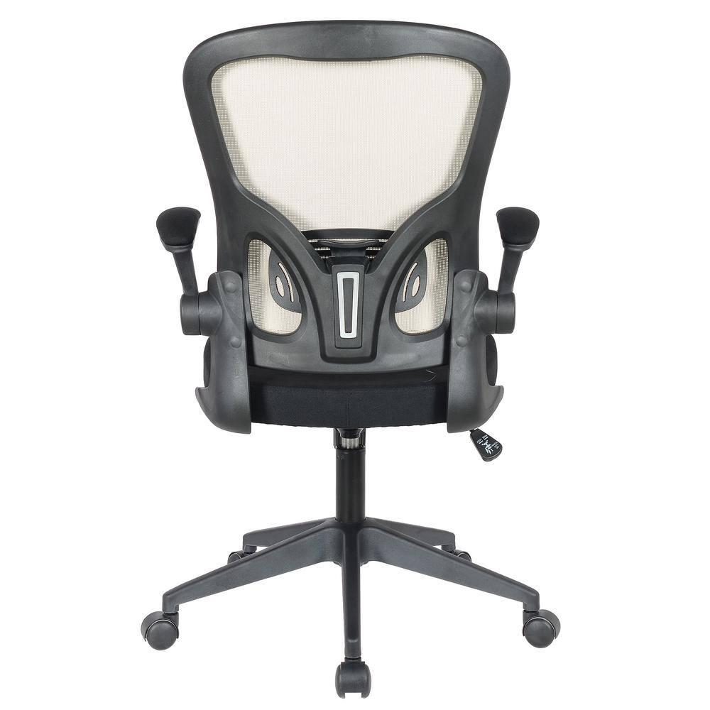 LeisureMod Newton Single Ergonomic Mesh Lumbar Support Adjustable Height Swivel Office Chair