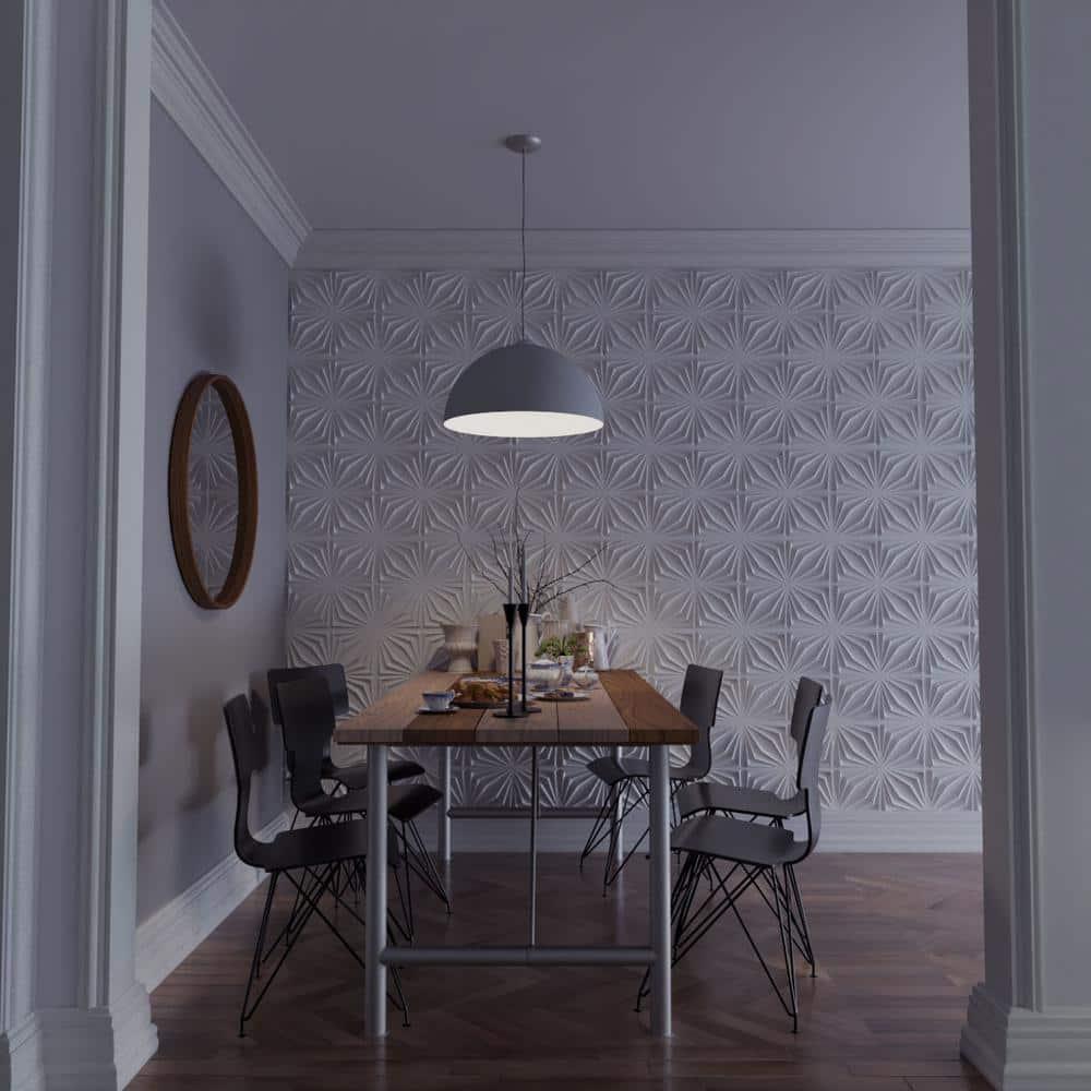 Ekena Millwork Asher EnduraWall Decorative 3D Wall Panel (Set of 12)