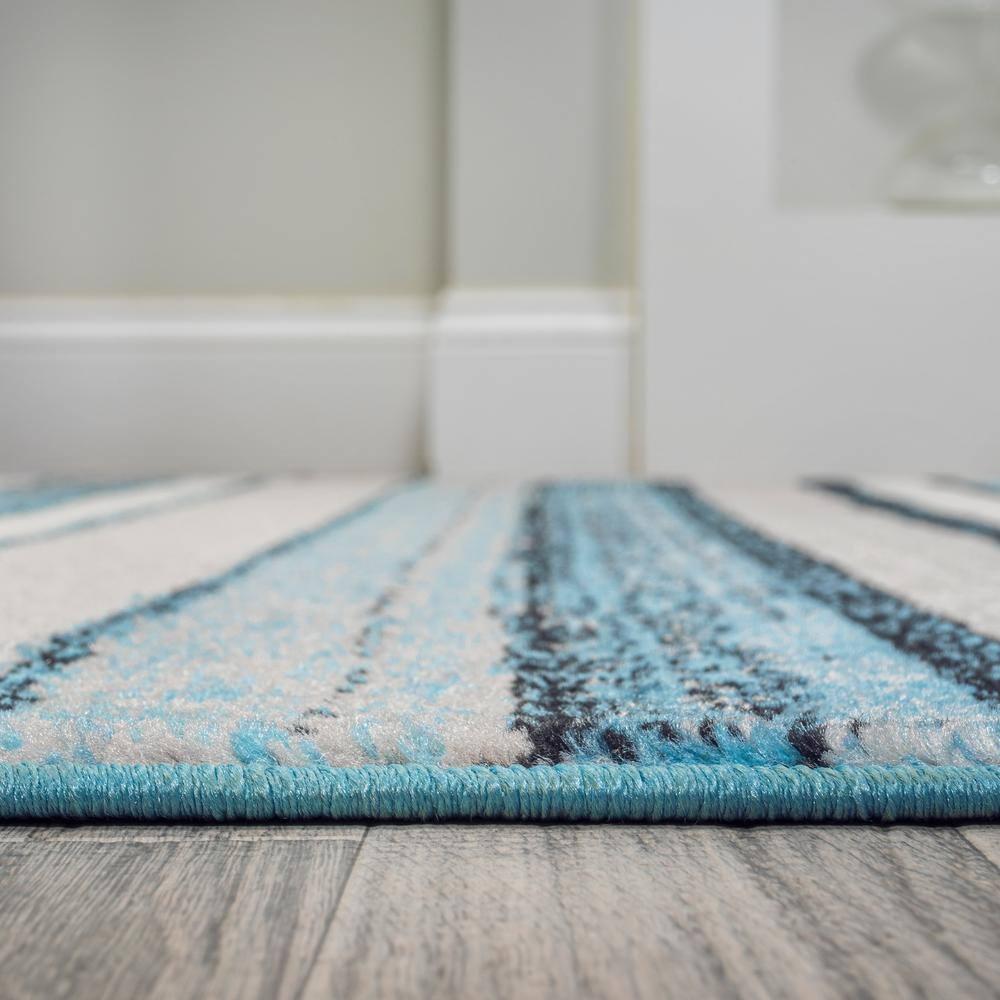 3' x 5' Magnolia Beach Strie' Striped Area Rug, Blue/Navy - JONATHAN Y