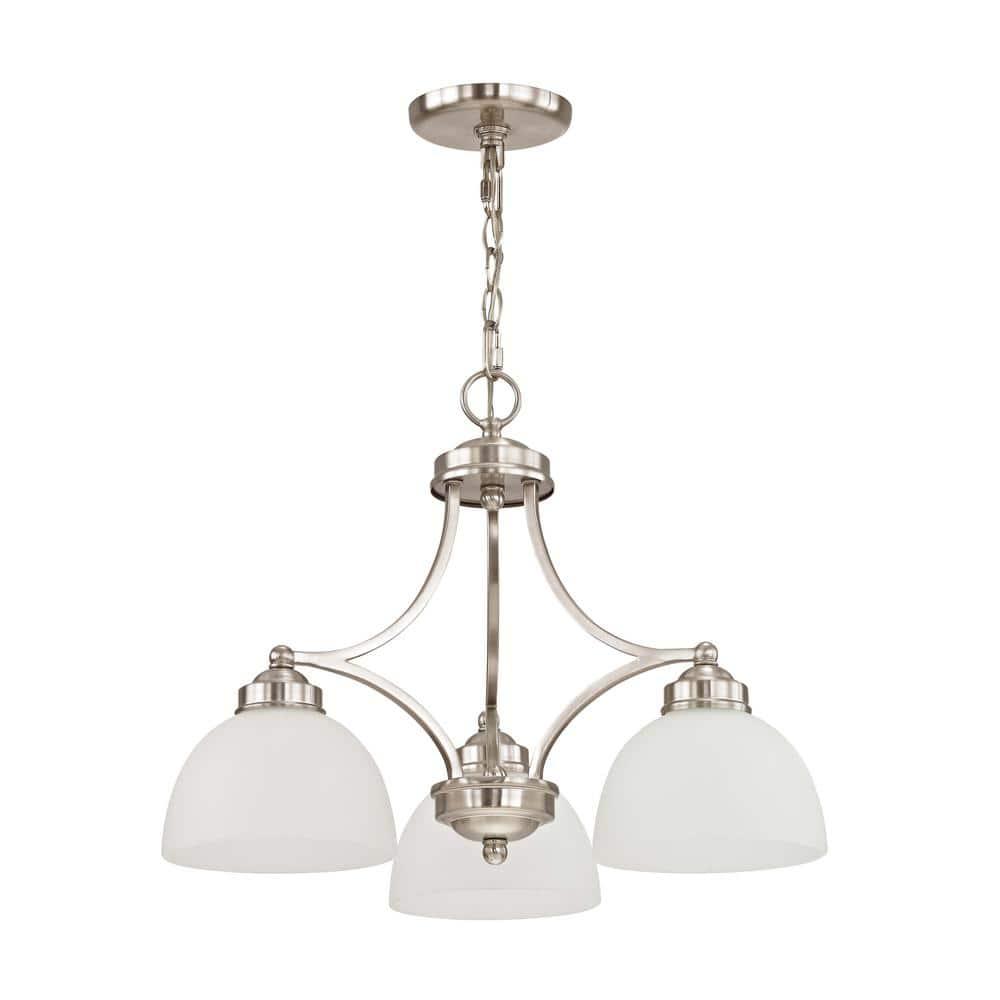 Livex Lighting Somerset 3 - Light Chandelier in  Brushed Nickel