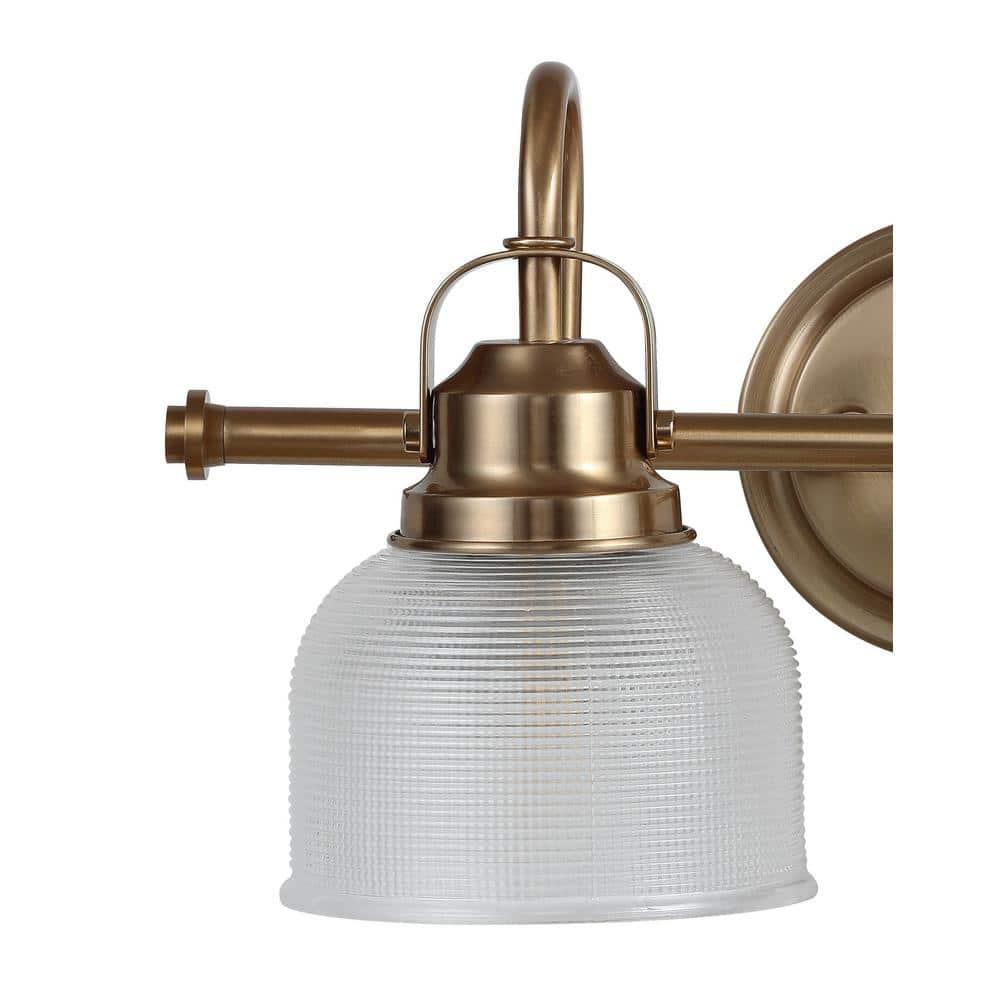 25.25" LED 3-Light Metal/Glass Virginia Pendent Brass/Gold - JONATHAN Y: ETL Listed, Bathroom Fixture