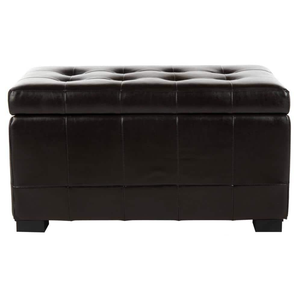 Small Manhattan Storage Bench - Brown - Safavieh