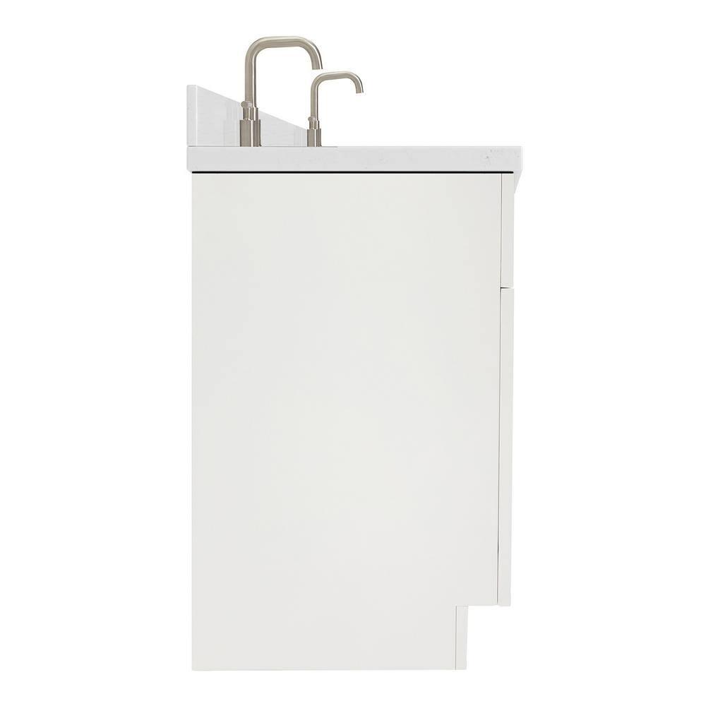 Ariel F072dcqovo Hamlet 72" Free Standing Double Basin Vanity Set - White
