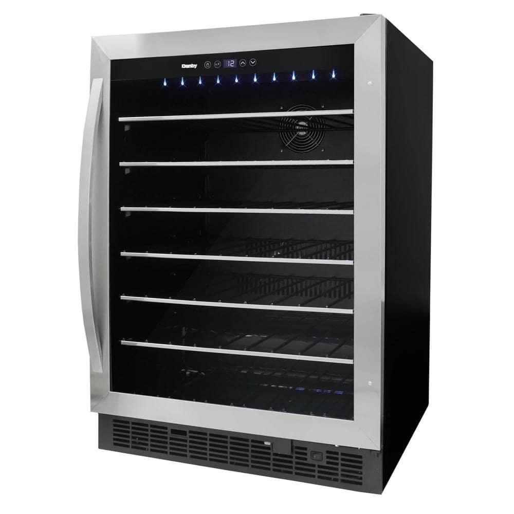 Danby Danby Single Zone 23.8'' Built-In 60 Bottle Wine Refrigerator with Reversible Door