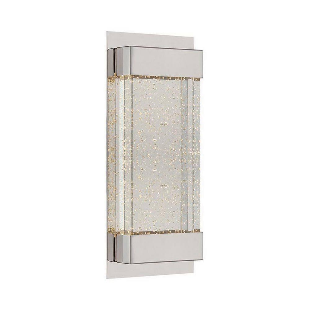 WAC Lighting Mythical 13" 1-Light LED 3000K Aluminum Wall Sconce in Nickel