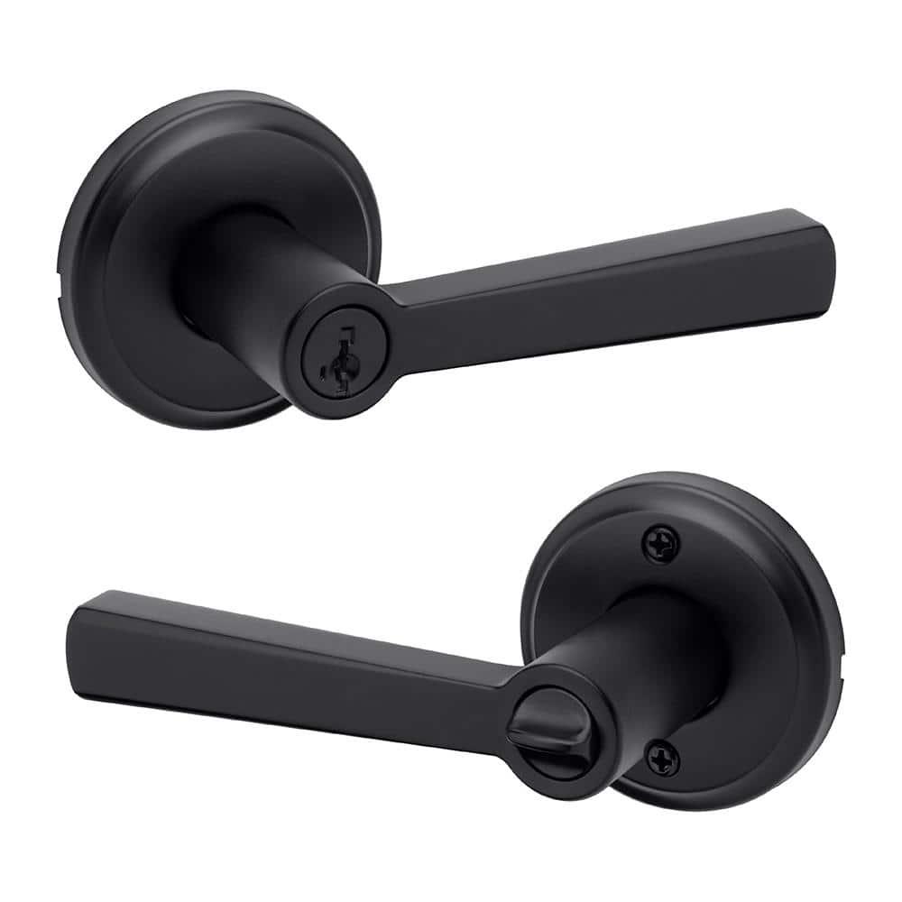 Kwikset 740TDL 514 SMT 6AL RCS Trafford Keyed (Entry) Door Lever (Set of 2)