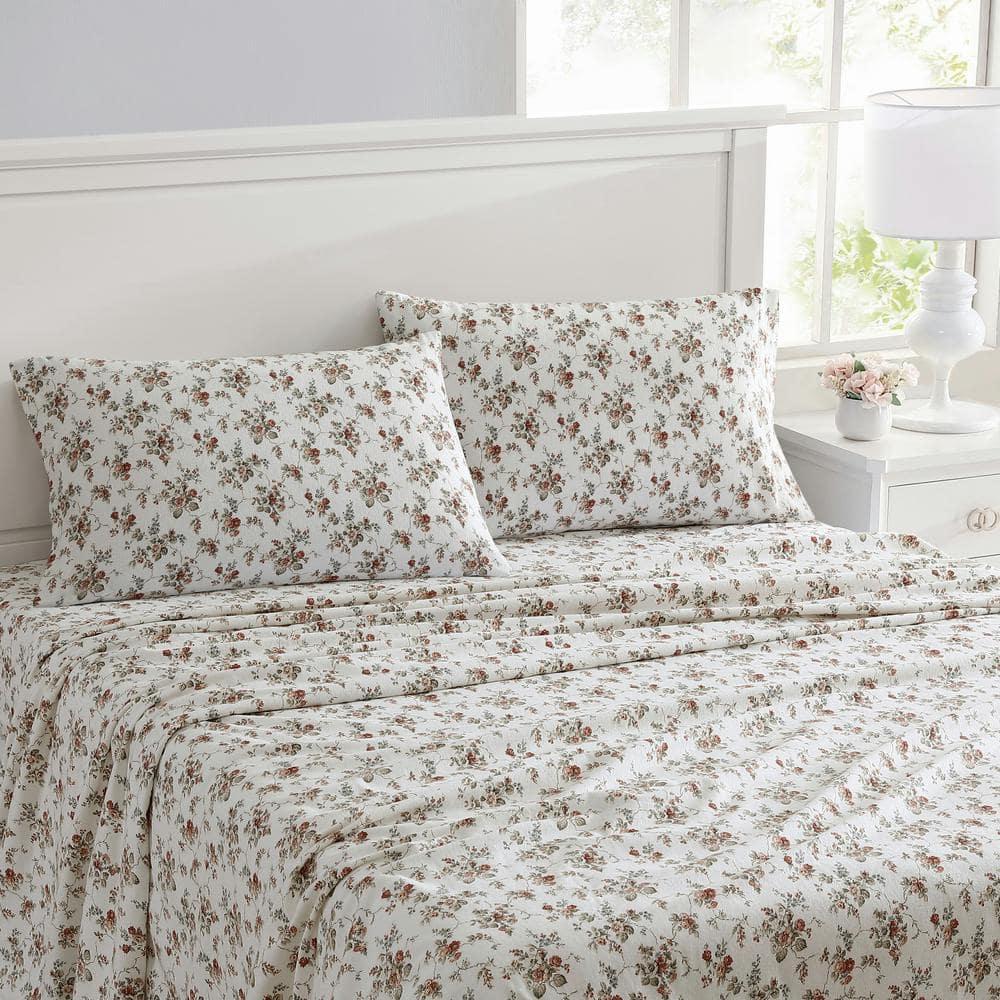 Laura Ashley Laura Ashley Cotton Flannel Cozy Sheet Sets