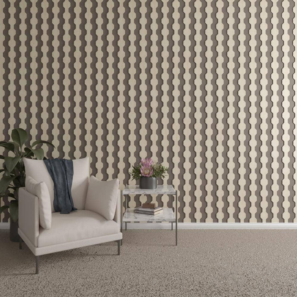 Ekena Millwork Pontiac Adjustable Wood Decorative Slat Wall Panel Kit