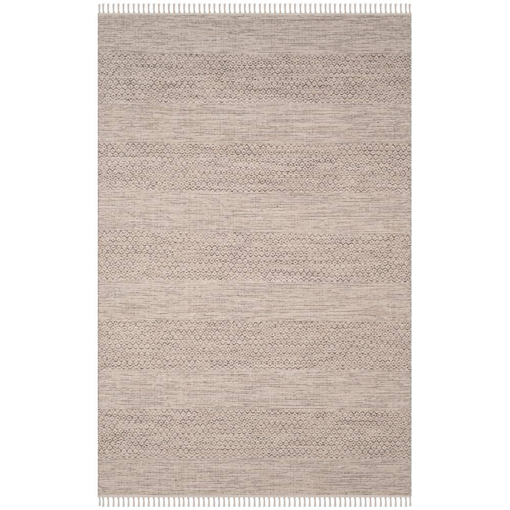Montauk MTK330 Hand Woven Indoor Area Rug - Ivory/Steel Grey - 6'x9' - Safavieh