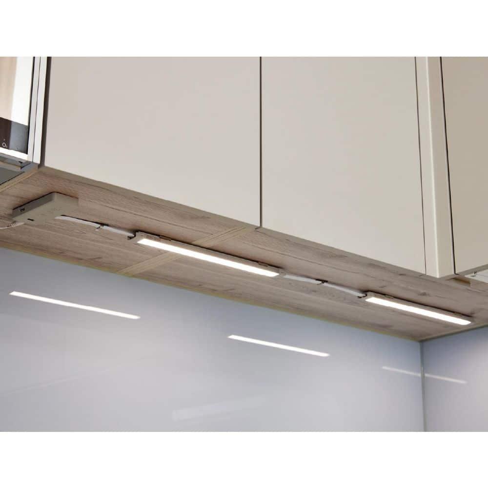 BLACK+DECKER PureOptics Professional Push Wire 25' Jumper Wire Spool for Under Cabinet Lighting, Flat 5/16" or 8mm Cable, 4-Core CL2 Compliant, Non-Metallic, White