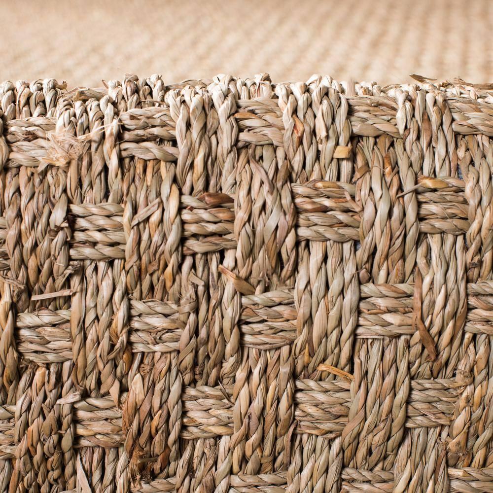 Natural Fiber NF114 Power Loomed Indoor Area Rug - Natural/Dark Brown - 8'x10' - Safavieh