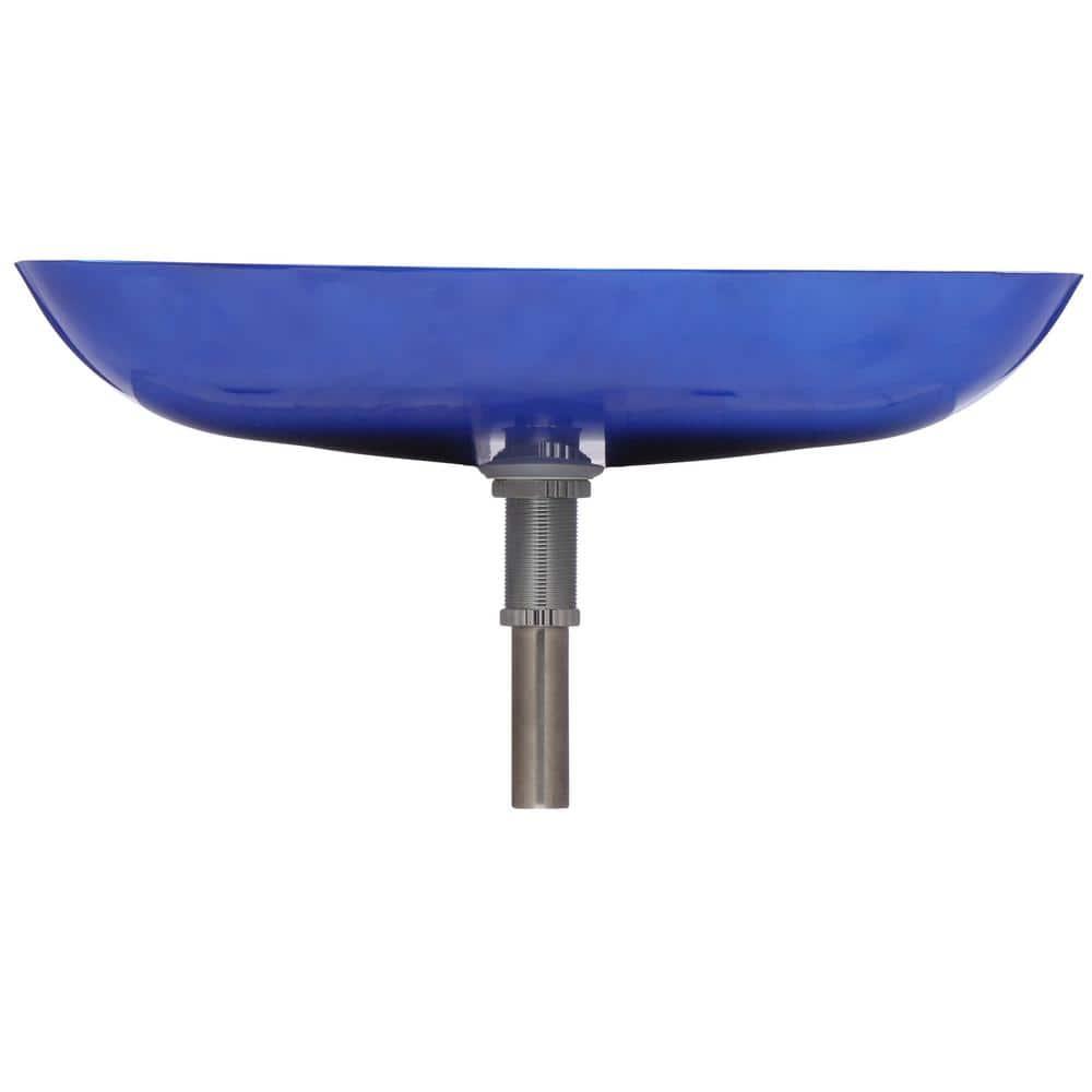 Galaxy Glass Rectangular Vessel Bathroom Sink