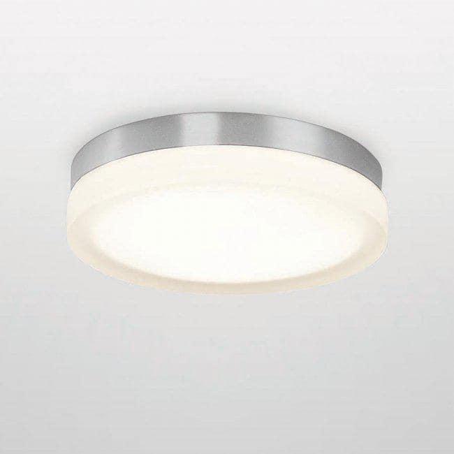 Modern Brushed Nickel 14" LED Flush Mount Ceiling Light