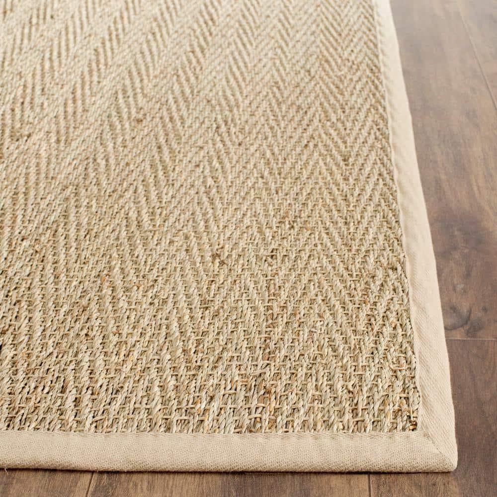 Natural Fiber NF115 Power Loomed Indoor Runner Rug - Natural/Beige - 2'6"x22' - Safavieh.