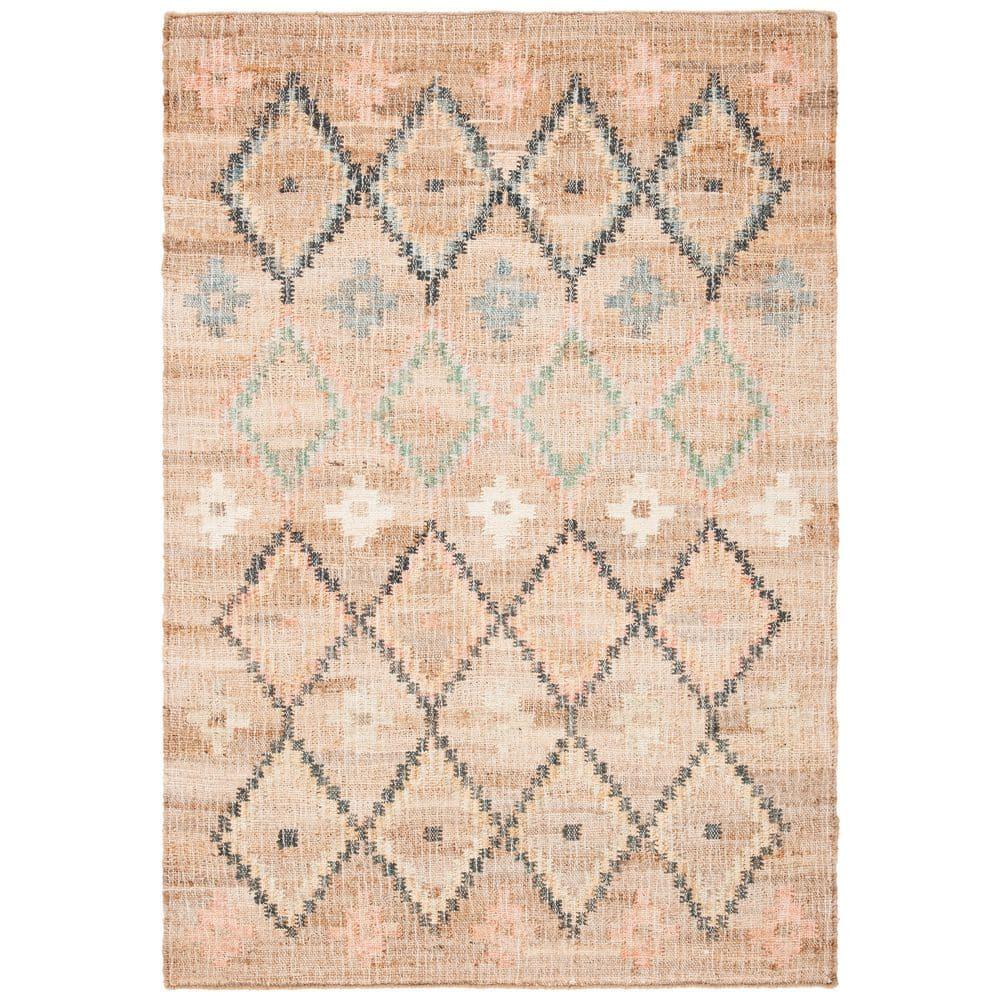 Kilim KLM753 Hand Loomed Area Rug - Natural/Blue - 3'x5' - Safavieh.
