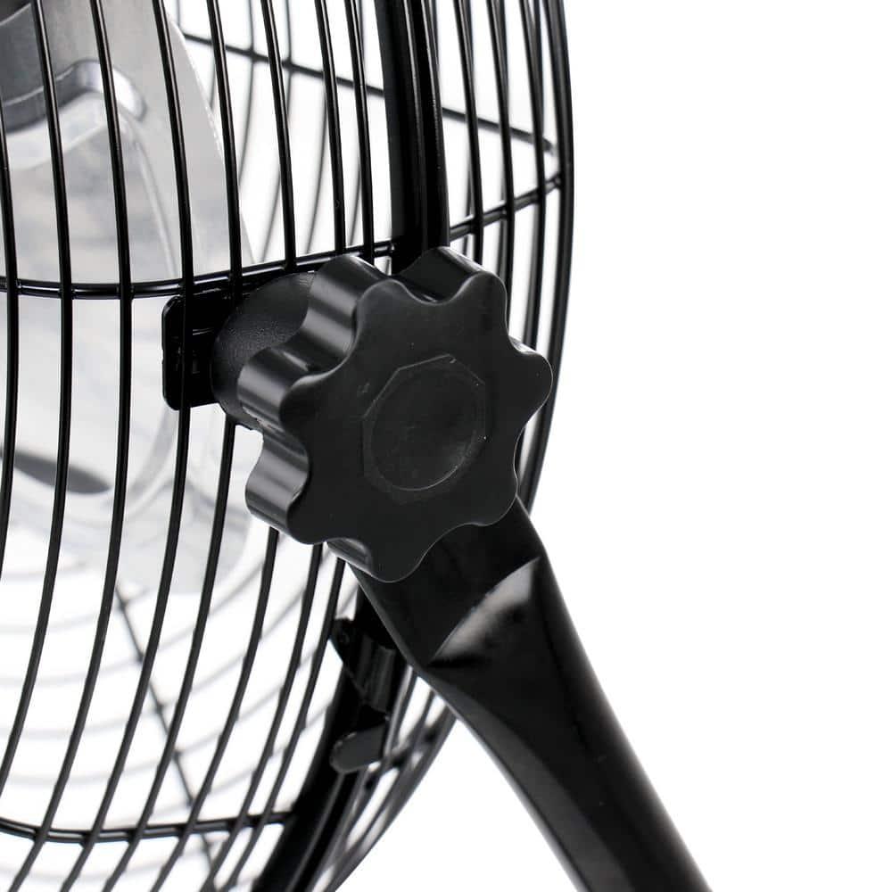 Vie Air 20 Inch Twin Pack Industrial Tilting High Velocity 3 Speed Metal Floor Fan