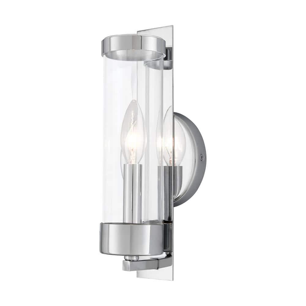 Livex Lighting Castleton 1 - Light Sconce in  Polished Chrome