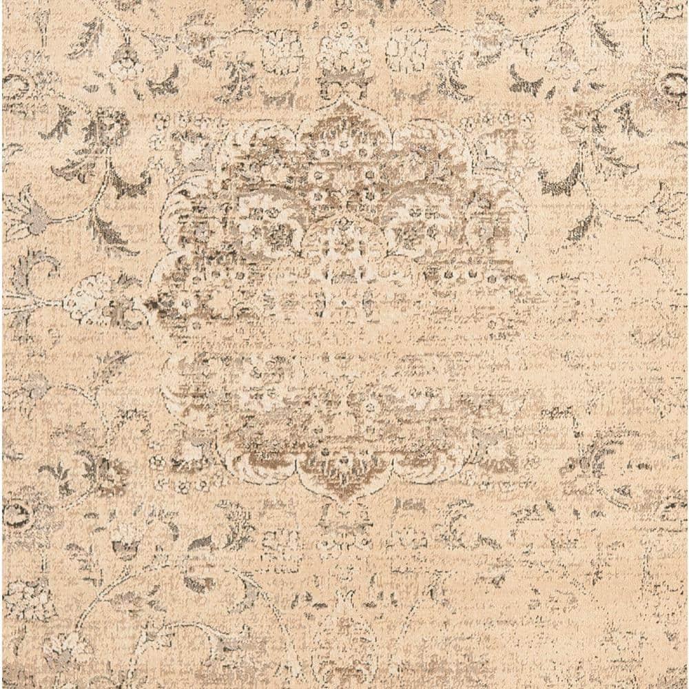 Vintage VTG113 Power Loomed Indoor Area Rug - Warm Beige - 10'x14' - Safavieh.