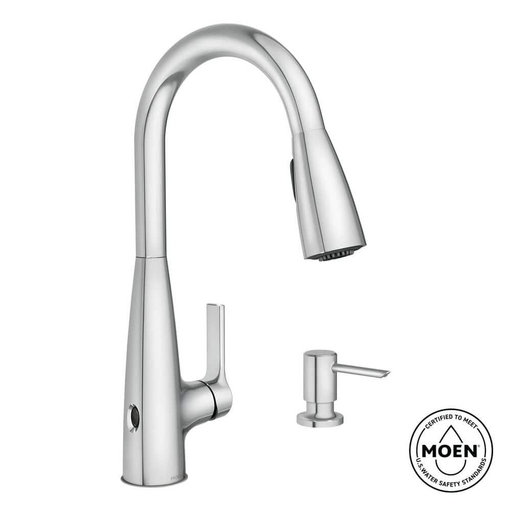 Haelyn Touchless Single-Handle Pulldown Sprayer Kitchen Faucet with MotionSense Wave and Power Clean
