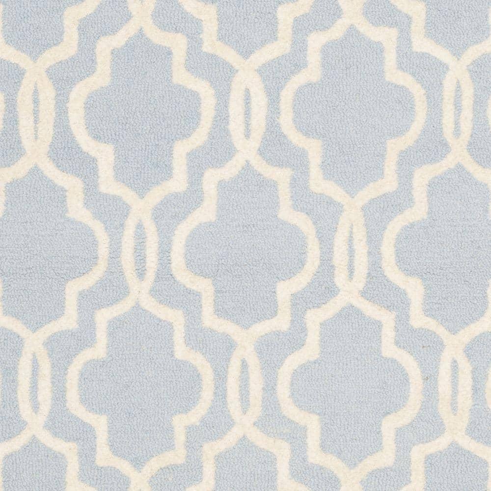 Cambridge CAM131 Tufted Indoor Area Rug - Light Blue/Ivory - 8'x10' - Safavieh