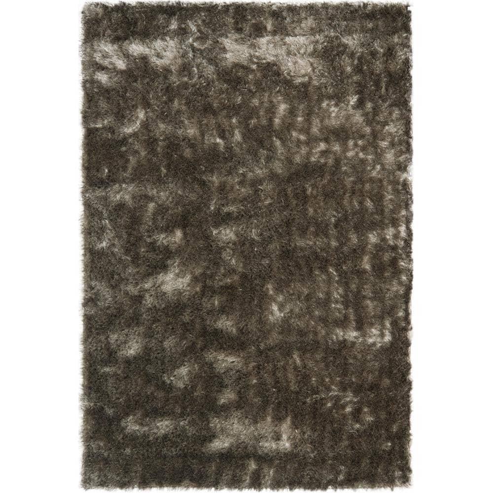 Shag SG511 Hand Tufted Area Rug - Silver - 5'x7' - Safavieh.