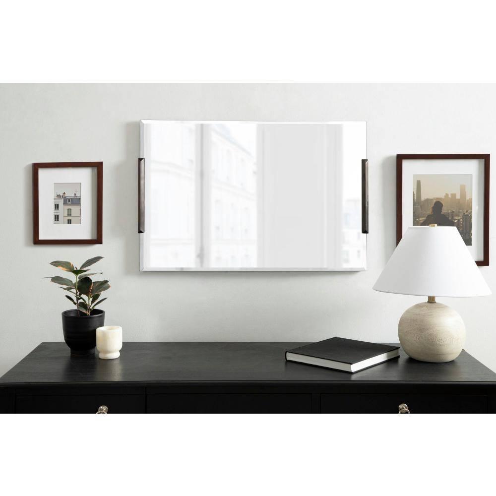 Kate and Laurel Erina Metal Rectangle Mirror, 20x31, Bronze