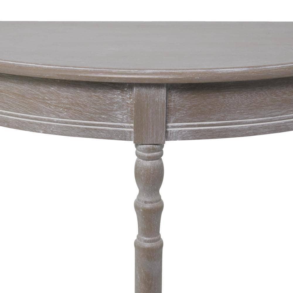 Ophelia & Co. Mcbroom Wood Half Moon 1 Shelf Console Table