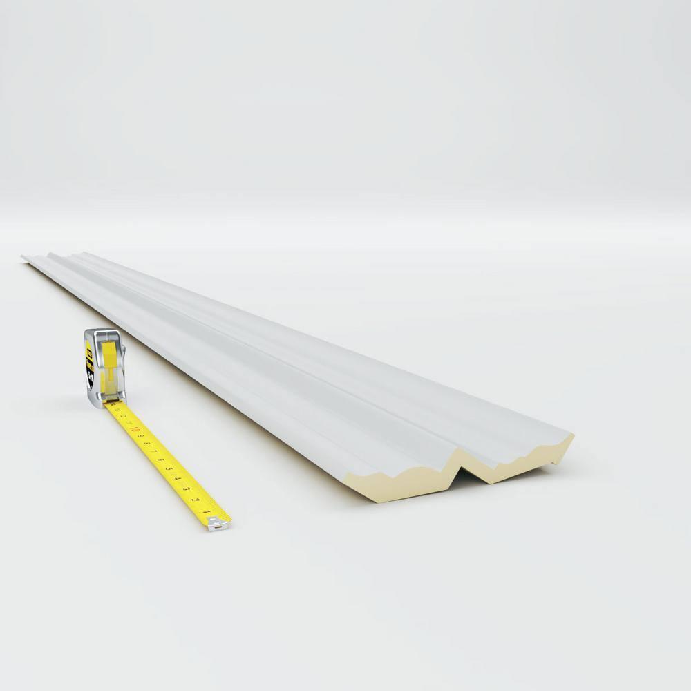Ekena Millwork 6 1/4"H x 4 3/4"P x 7 7/8"F x 94 1/2"L Alexa Smooth Crown Moulding