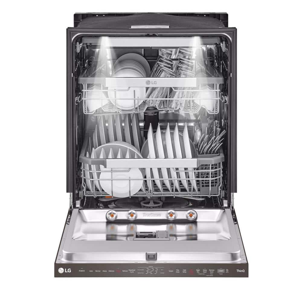 LG LG Smart Top Control Dishwasher with 1-Hour Wash & Dry, QuadWash® Pro, TrueSteam®, and Dynamic Heat Dry™ LDTH7972D