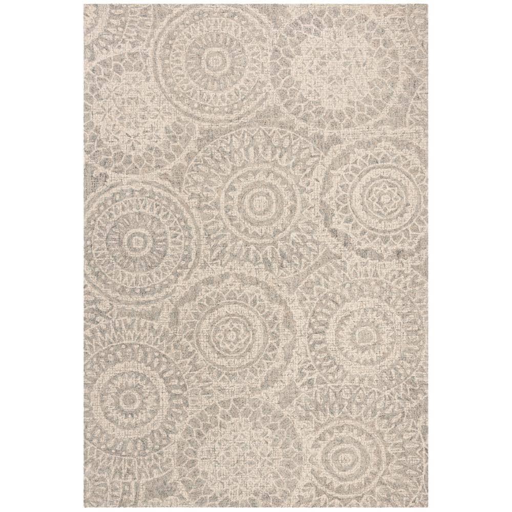 Salerna Hand Tufted Wool Abstract Rug