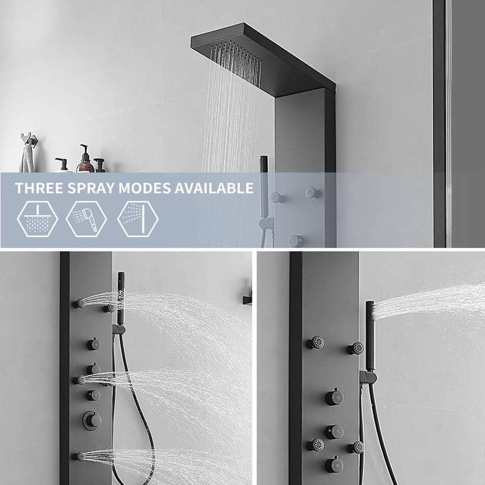 52'' Shower Panel with Fixed Shower Head