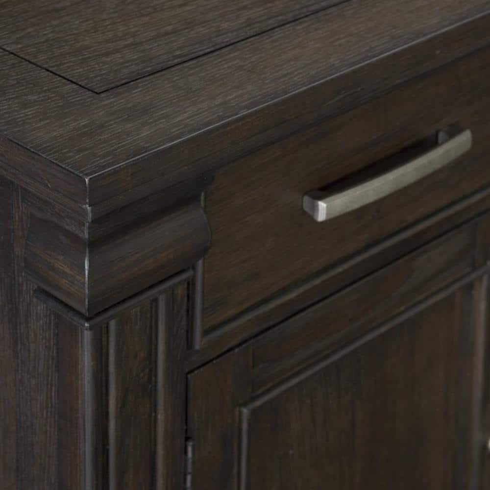Benjara Ruth 60 Inch Sideboard Server Buffet, 3 Drawer 3 Cabinet, Rustic Brown Wood
