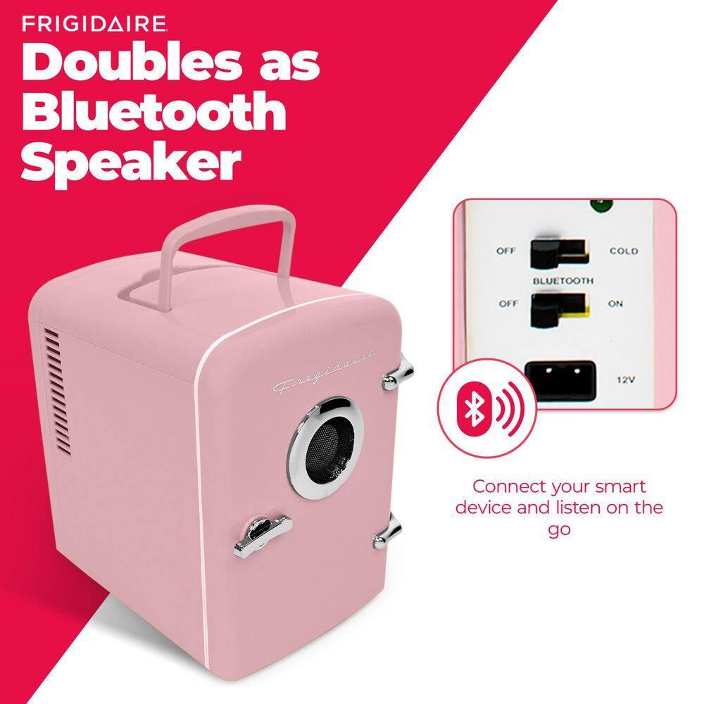 Frigidaire Retro Mini Fridge Cooler, Holds Up to 9 Cans, Portable Fridge for Car, Office, Bedroom, Dorm Room