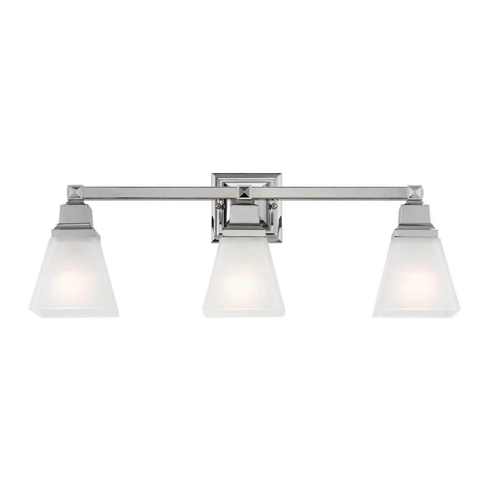Livex Lighting Mission 3 - Light Vanity in  Polished Chrome