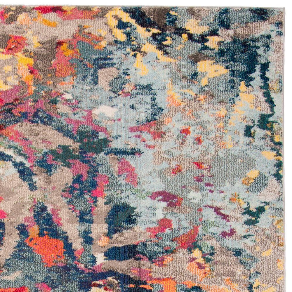 Monaco MNC258 Power Loomed Area Rug - Blue/Orange - 8'x10' - Safavieh.