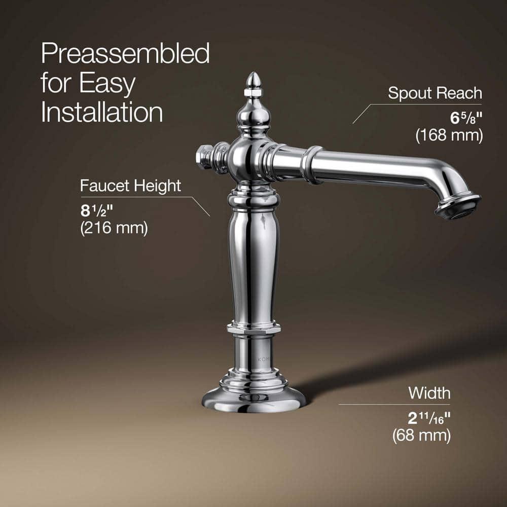 Artifacts® Widespread Bathroom Faucet with Drain Assembly