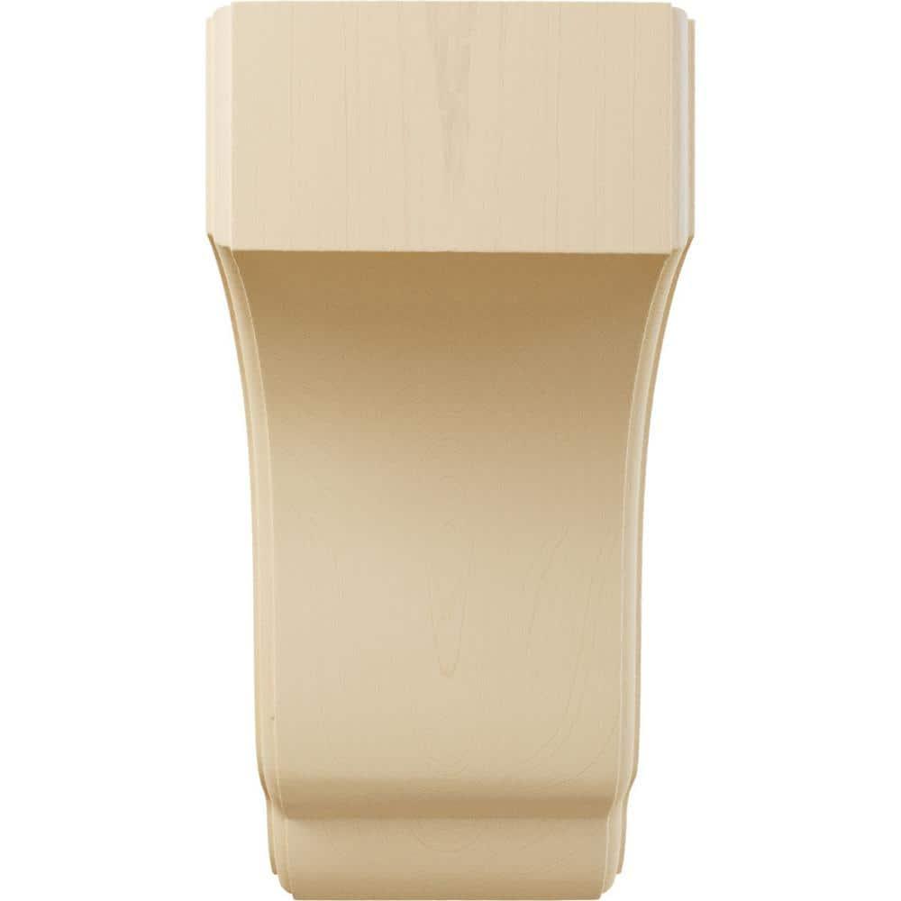Ekena Millwork 4 3/4"W x 5 1/2"D x 10"H Capistrano Mission Corbel, Maple